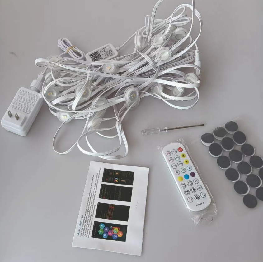 RGB+IC Smart Permanent Outdoor Lights – App & Remote Controlled Holiday Décor