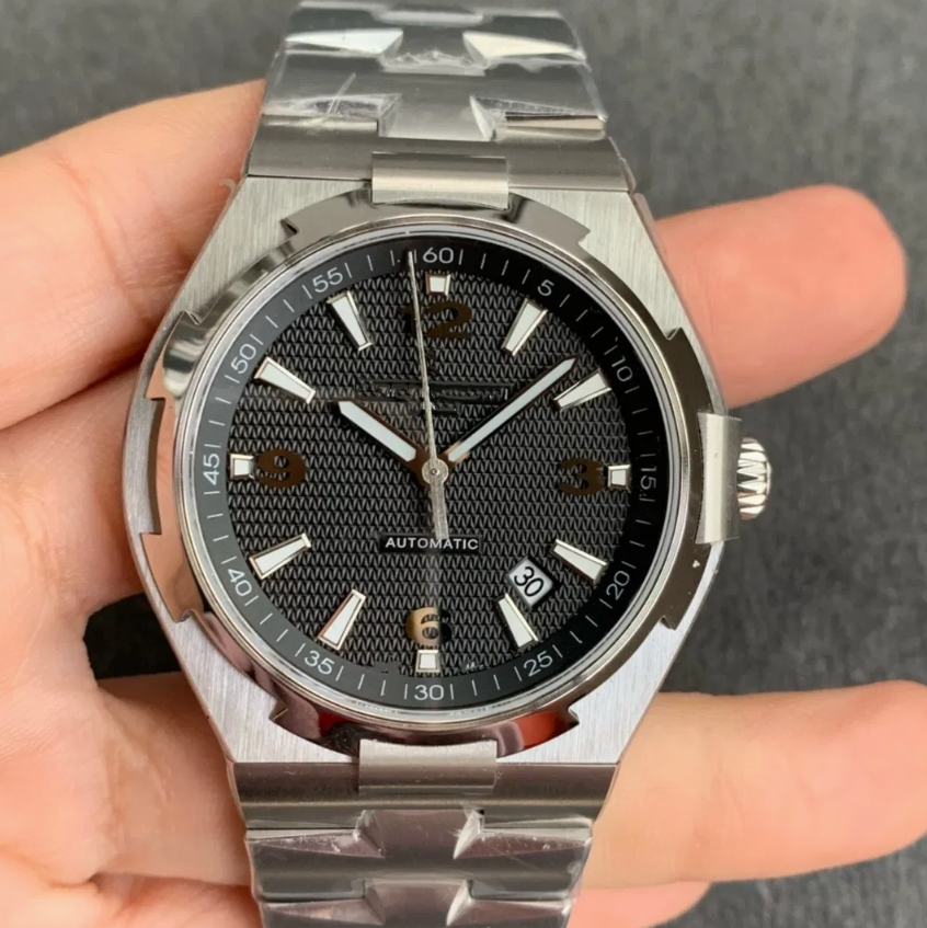 Grey Dial 42mm Full Steel Automatic Watch – 9.7mm Slim Luxury Timepiece