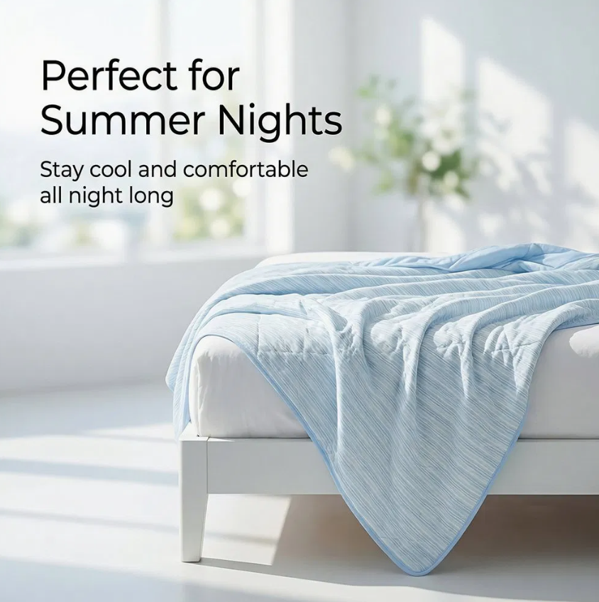 Customizable Ultra-Cooling Breathable Summer Nap Blanket