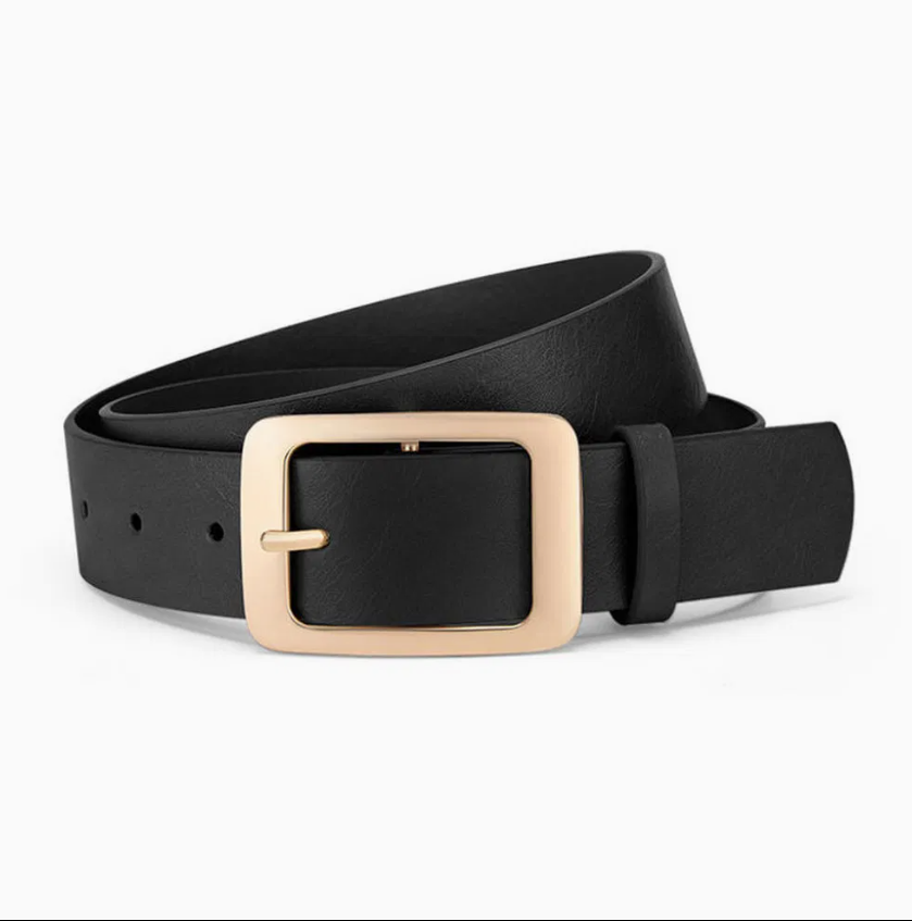Women's PU Leather Dress Belt – Elegant Workwear Waist Belt  Description