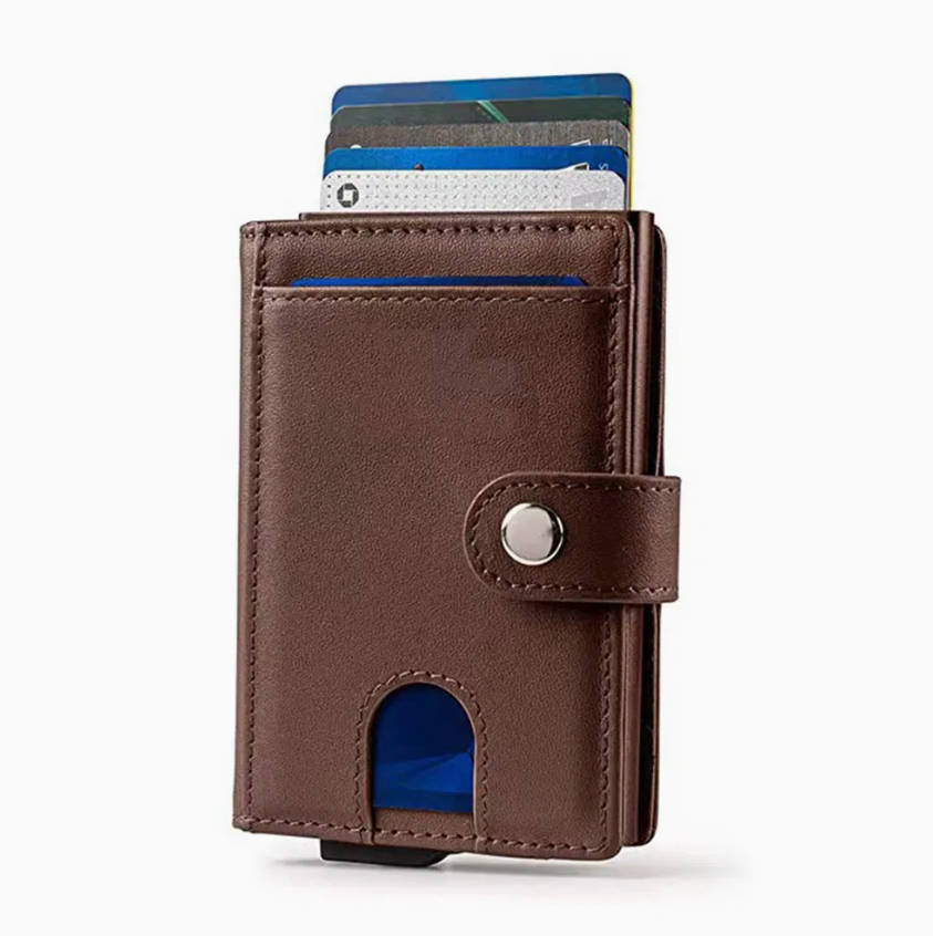 Men's Pop-Up PU Leather Wallet – Credit Card Holder