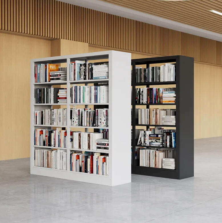 Stylish 5-Tier Metal Bookshelf – Modern Home & Office Storage Organizer