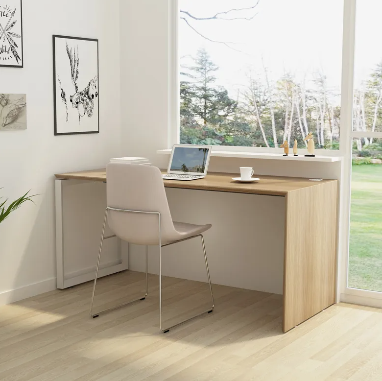 Modern Melamine Executive Corner Desk – Home & Office Study Table