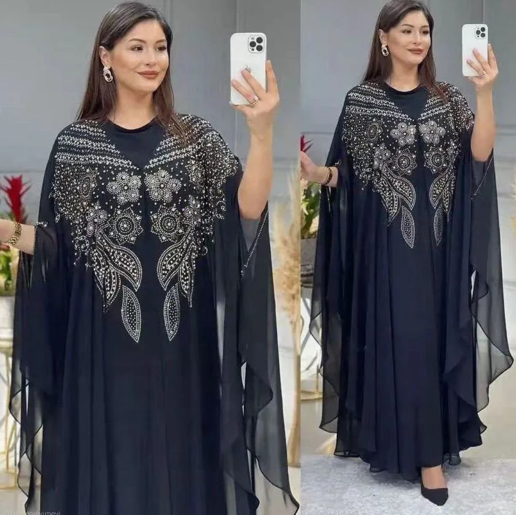 Women's Long Sleeve Loose-Fit Traditional Muslim Dress – Comfortable Modest Wear