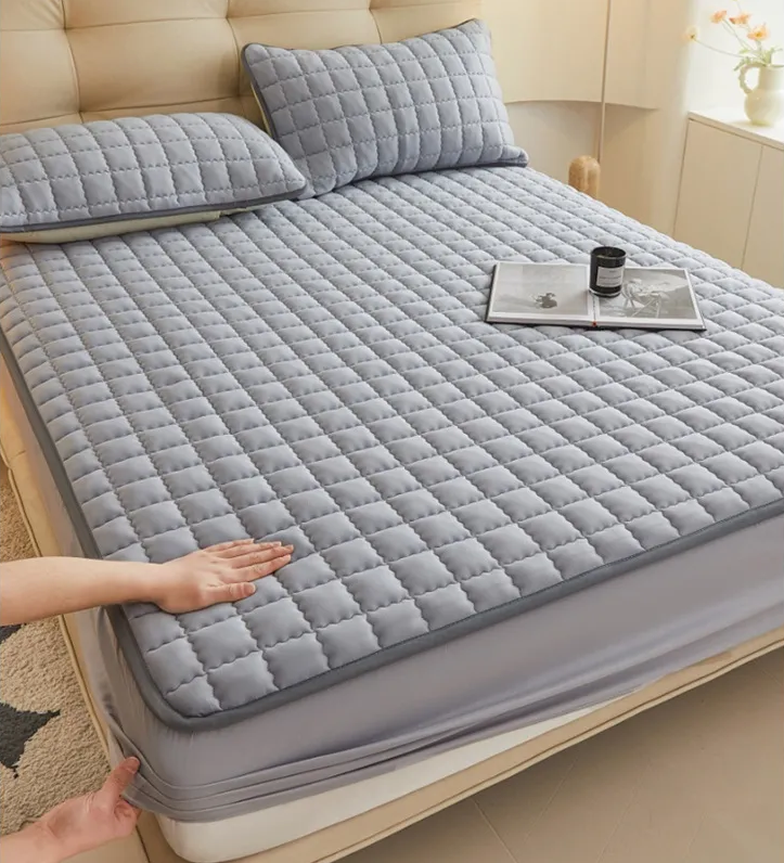 Microfiber Quilted TPU Laminated Waterproof Mattress Protector – Fitted Bed Sheet